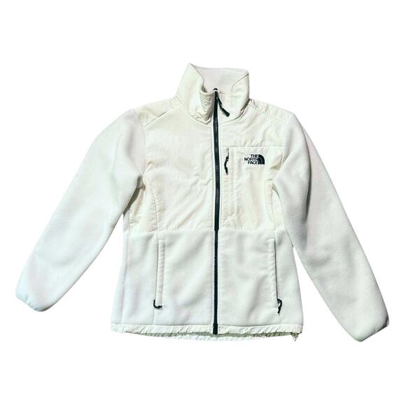 The North Face Denali Fleece Full-Zip Cream & White Jacket Women's Medium - Picture 1 of 7